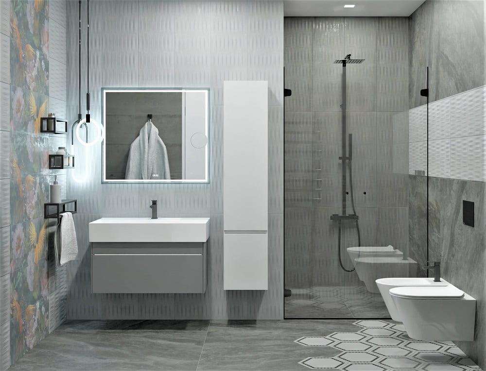 Фото 3D визуализация ванных комнат