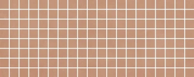 Декор Каннареджо мозаичный оранжевый матовый 20x50x0,8 из 160 частей 2,3х2,3