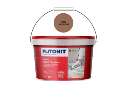 PLITONIT COLORIT Premium (темно-коричневый) - 2кг