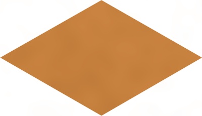 Декор Риад оранжевый глянцевый 13,5x7,8x0,9