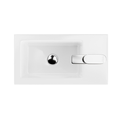 Раковина LATO встраиваемая сверху 50, белая глянцевая Раковина LATO встраиваемая сверху 50, белая глянцевая