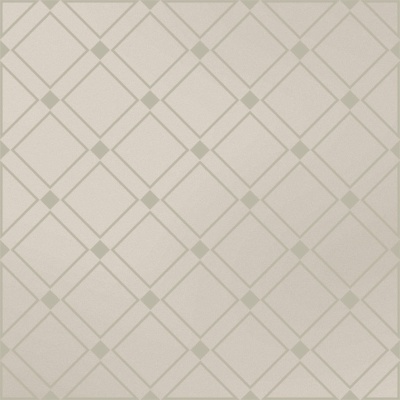 Декор Бахия 1 серый светлый глянцевый 9,8x9,8x0,7