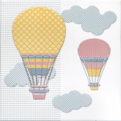 Декор Бон Вояж «Аэростат 2» 20x20x0,69 Декор Бон Вояж «Аэростат 2» 20x20x0,69