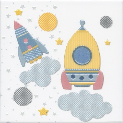 Декор Бон Вояж «Ракета» 20x20x0,69 Декор Бон Вояж «Ракета» 20x20x0,69