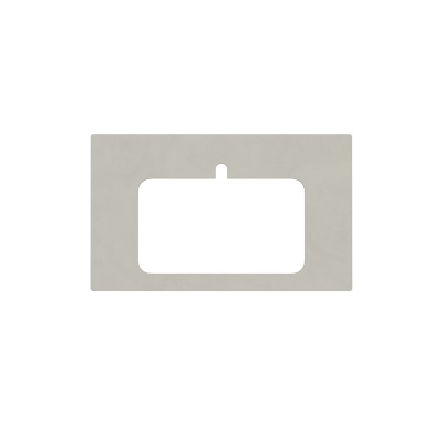 Столешница из керамогранита для раковин, встраиваемых сверху Про Чементо 80 см, серый светлый натуральный