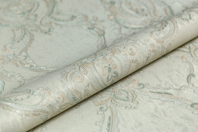 Обои виниловые на флизелиновой основе Ориент мотив, зелёный