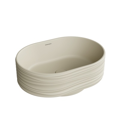 Раковина ARTBASIN Sabbia накладная 50, песочная матовая