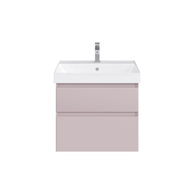 Тумба CUBO подвесная с ящиками 60, мальва матовая Тумба CUBO подвесная с ящиками 60, мальва матовая