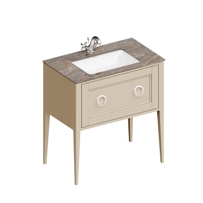 Тумба PLAZA Classic Neo напольная с ящиком 80, капучино матовая Тумба PLAZA Classic Neo напольная с ящиком 80, капучино матовая