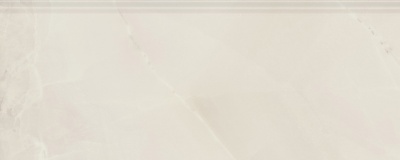 Плинтус Махкама бежевый светлый глянцевый обрезной 30x12x1,3