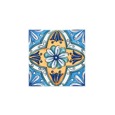 Вставка Капри майолика 9,8x9,8x0,7 Вставка Капри майолика 9,8x9,8x0,7