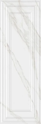 Прадо белый панель глянцевый обрезной 40x120x1,2