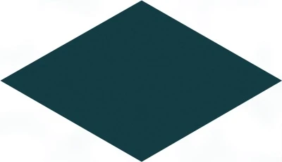 Декор Риад бирюзовый тёмный глянцевый 13,5x7,8x0,9