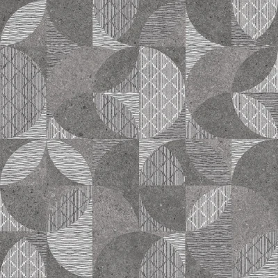 Фондамента тёмный декорированный обрезной 60x60x0,9