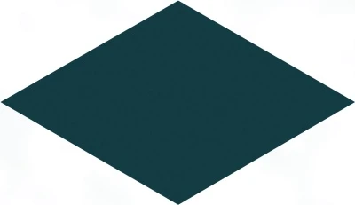 Декор Риад бирюзовый тёмный глянцевый 13,5x7,8x0,9