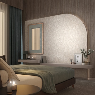 Обои виниловые Бульвар мотив, бежевый