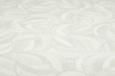 Обои виниловые на флизелиновой основе Мираж база универсальная, белый, листья