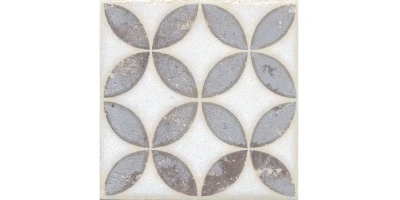 Вставка Амальфи орнамент коричневый 9,8x9,8x0,7