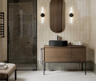 Раковина ARTBASIN Sabbia накладная 50, черная матовая