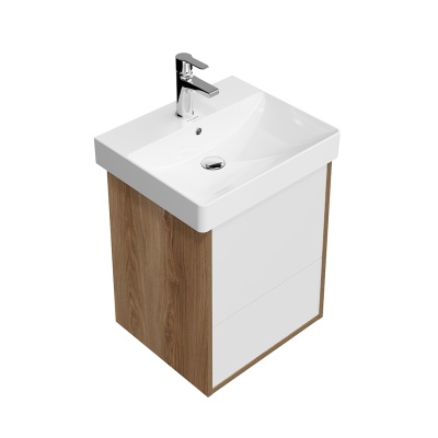 Тумба PRO подвесная 2 ящика 50, вяз