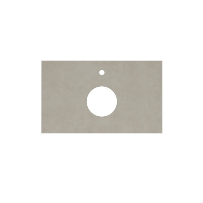 Столешница из керамогранита для накладных раковин, Про Чементо 80, бежевый натуральный