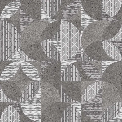 Фондамента тёмный декорированный обрезной 60x60x0,9