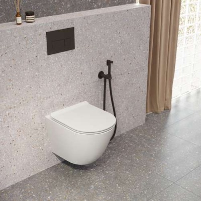 Комплект с подвесным унитазом Sfera и сиденьем Plaza Modern