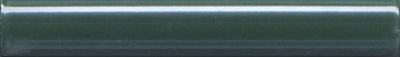 Бордюр Багет Салинас зеленый глянцевый 15x2x1,1