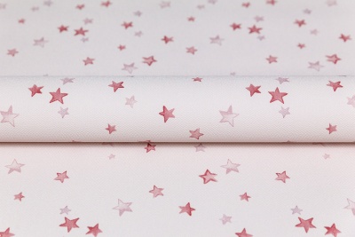 Обои виниловые на флизелиновой основе Уик-энд мотив, розовый звезды