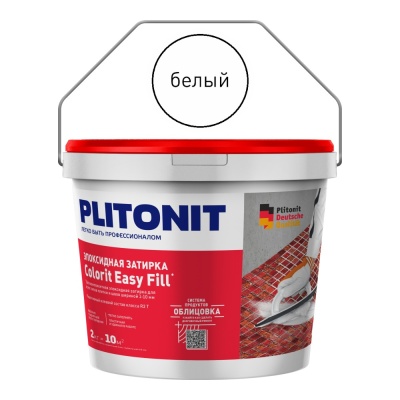 PLITONIT Colorit EasyFill (белый) - 2 кг