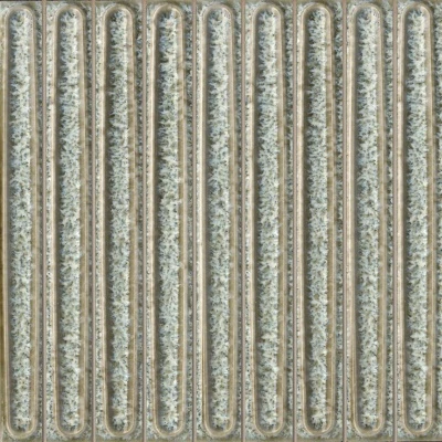 Декор чипсет Далия зелёный светлый глянцевый 20x20x0,95