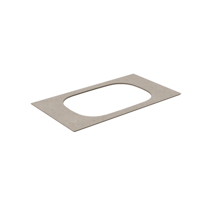 Столешница MAGICA Риккарди 90 см, бежевая матовая (без отв. под смеситель)