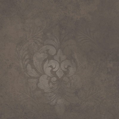 Хадду коричневый матовый декорированный 40,2x40,2x0,8