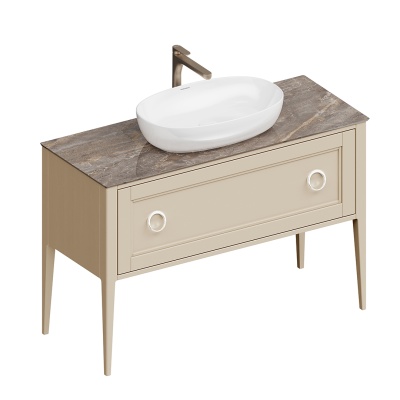 Тумба PLAZA Classic Neo напольная с ящиками 120, капучино матовая Тумба PLAZA Classic Neo напольная с ящиками 120, капучино матовая