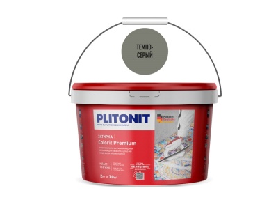PLITONIT COLORIT Premium (темно-серый) - 2кг