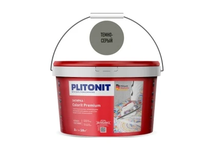 PLITONIT COLORIT Premium (темно-серый) - 2кг