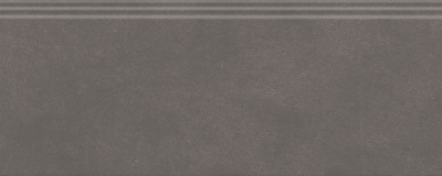 Плинтус Чементо коричневый тёмный матовый обрезной 30x12x1,3
