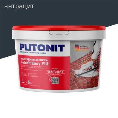 PLITONIT Colorit Easy Fill (АНТРАЦИТ) - 1кг
