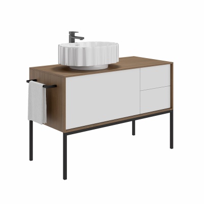 Раковина ARTBASIN Conchiglia накладная 50, белая глянцевая