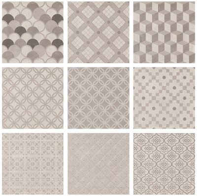 Карнаби-стрит орнамент бежевый 20x20x0,8