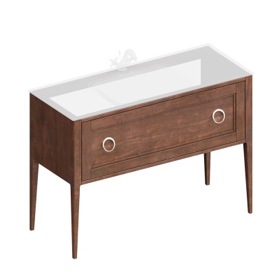 Тумба PLAZA Classic Neo напольная с ящиком 120, орех Тумба PLAZA Classic Neo напольная с ящиком 120, орех