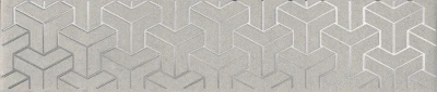 Бордюр Ломбардиа серый матовый 25x5,4x0,8