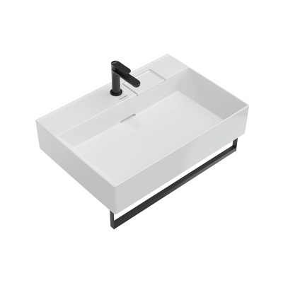 Раковина LOGICA мебельная\подвесная с одним отверстием 70, белая глянцевая Раковина LOGICA мебельная\подвесная с одним отверстием 70, белая глянцевая