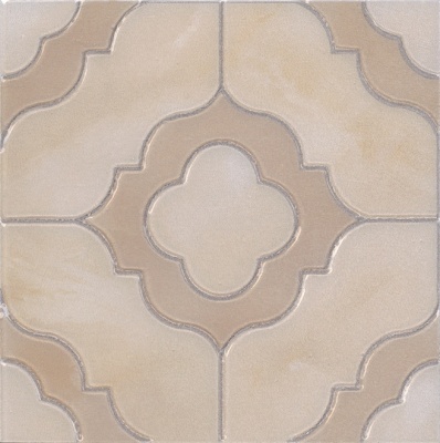 Вставка Помильяно бежевый лаппатированный обрезной 14,5x14,5x0,8