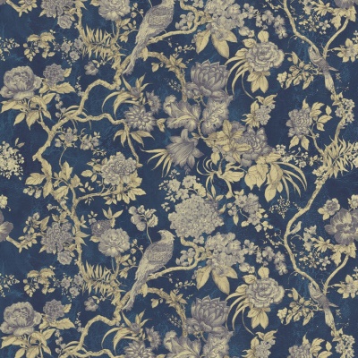 Обои виниловые Азулежу мотив, синий