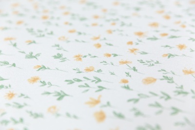 Обои виниловые на флизелиновой основе Уик-энд мотив, жёлто-зелёный цветы