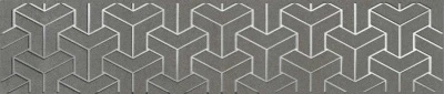 Бордюр Ломбардиа серый темный матовый 25x5,4x0,8