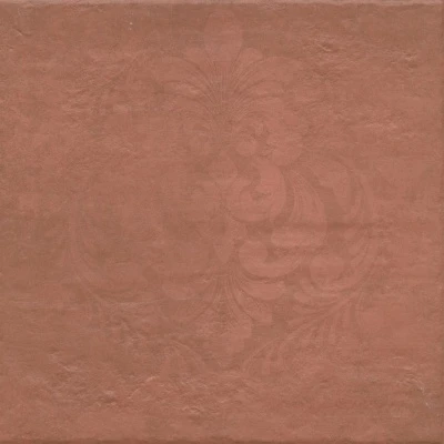 Хадду красный матовый декорированный 40,2x40,2x0,8