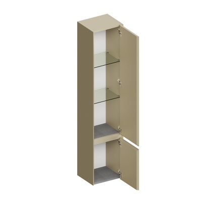 Пенал CUBO подвесной правый 165, лимо матовый Пенал CUBO подвесной правый 165, лимо матовый