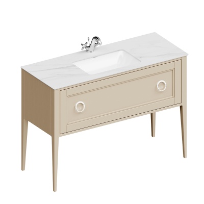 Тумба PLAZA Classic Neo напольная с ящиком 120, капучино матовая Тумба PLAZA Classic Neo напольная с ящиком 120, капучино матовая